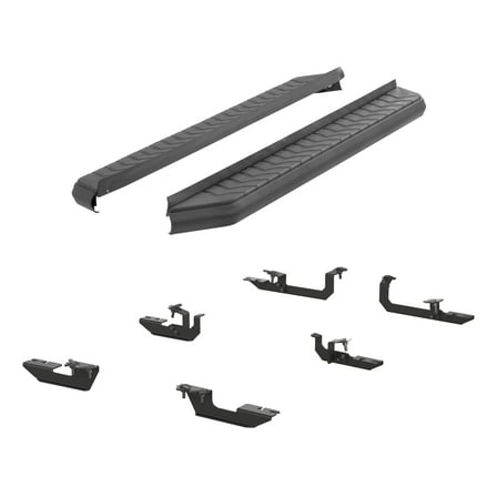 ARIES 2061021 AeroTread 5 x 70-Inch Black Stainless SUV Running Boards, Select Ford Escape