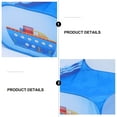 thumbnail image 3 of FONDOTIN Dolphin Pattern Kids Ball Pool and Basketball Tent Polyester Game Pit for Indoor and Outdoor Play Blue, 3 of 6