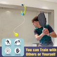 thumbnail image 3 of 2X Entrenador de Pickleball para Puerta, Equipo de Práctica de Pickleball, Juegos, Kit de Pickleball Ajustable para Puertas, para Juegos en Casa., 3 of 5