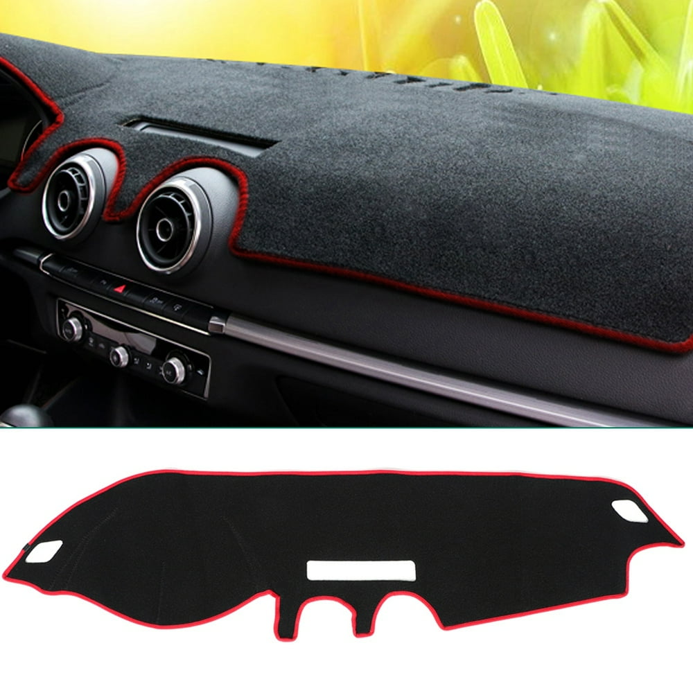 OTVIAP Car Dashboard Avoid Light Pad Cover Instrument Platform Mat Fit for A3 20142015 , Car