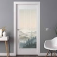 thumbnail image 2 of Mountains Window Privacy Film, Farmhouse Forest Nature Trees Landscape Static Cling UV Sun Blocking Heat Control Window Tint Day and Night, Non-Adhesive One Way Windows Privacy Cover 35.4''x78.7'', 2 of 7