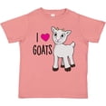 thumbnail image 3 of Inktastic I Love Goats Cute Goat Boys or Girls Toddler T-Shirt, 3 of 5