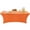 Orange, variant on SUTNEG 6 FT Rectangular Spandex Tablecloth Wrinkle Free for Party DJ Trade Show Banquet Wedding Cocktail
