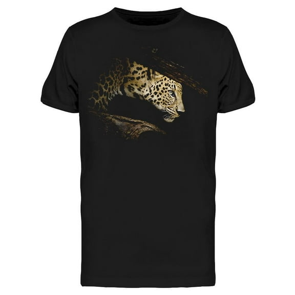 Leopard Looking For A Dam T-Shirt Men -Image by Shutterstock, Male x-Large