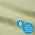 thumbnail image 3 of Dobby Stripe Sheets - 4 Piece 1500 Supreme Collection Fine Brushed Microfiber Deep Pocket Sheet Set - Sage, Twin, 3 of 3