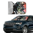 thumbnail image 6 of My Hero Academia Car Windshield Sun Shade, Front Window Sun Shades, Visor Shield Cover For Car Suv Truck, Visor Protector Blocks Uv Rays, Keep Your Vehicle Cool, Medium, 55*29.9 Inch, 6 of 8