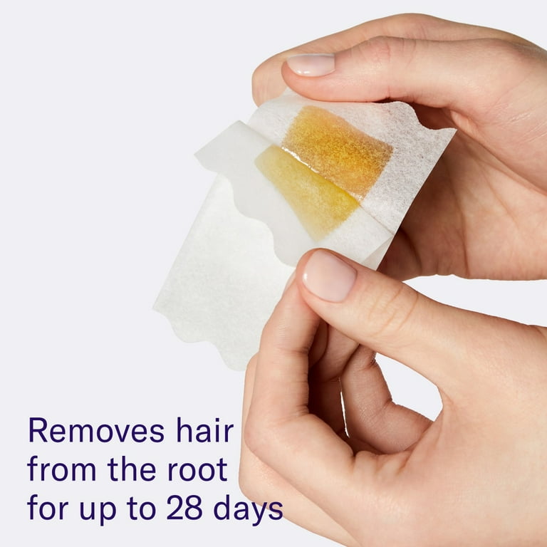 Flamingo Women's Face Wax Kit, 20ct - Gel Hair Remover, Lip and