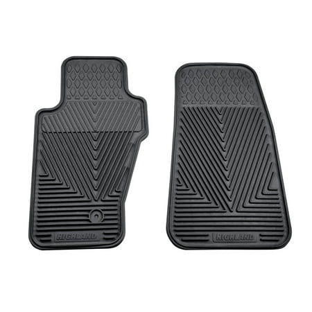 Highland 4603600 All Weather Black Front Seat Floor Mat Walmart Com