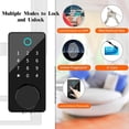 thumbnail image 2 of WEILAILIFE Smart Lock Keyless Entry Fingerprint Home Door, WEILAILIFE Touchscreen Keypad with APP Control, Phone, Passcode Bluetooth Door Lock for Hotel Apartment ., 2 of 7