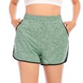 thumbnail image 1 of Pantalones cortos para correr para mujer 2 en 1 Pantalones cortos activos de entrenamiento deportivo Abanopi Shorts deportivos, 1 of 7