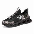 thumbnail image 2 of Men's Running Shoes Lace‑Up Mesh Upper Athletic Sneakers With Hollow‑Out Midsole for Daily Walking and Casual Outdoor Activities, 2 of 8