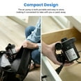 thumbnail image 2 of Cikuci Electric Air Pump Air Mattress Portable Pump for Inflatables Couch, Pool Floats, Blow up Pool Raft Bed Boat Toy, Quick-Fill AC Inflator Deflator with 3 Nozzles, One Size, Black, 2 of 10