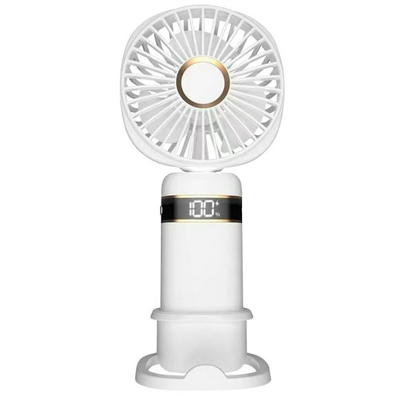 Needhep Standing Fan With Remote,Portable Fans That Blow Cold Air, High Power Fan for Bedroom, Mini Portable Fan, Blow Cold Air (White)