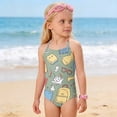 thumbnail image 6 of Grblisyd Girls Swimsuits Quick Dry Crossback One Piece Beach Swimwear Bathing Suit with Adjustable Strap 4-13Years, 6 of 6