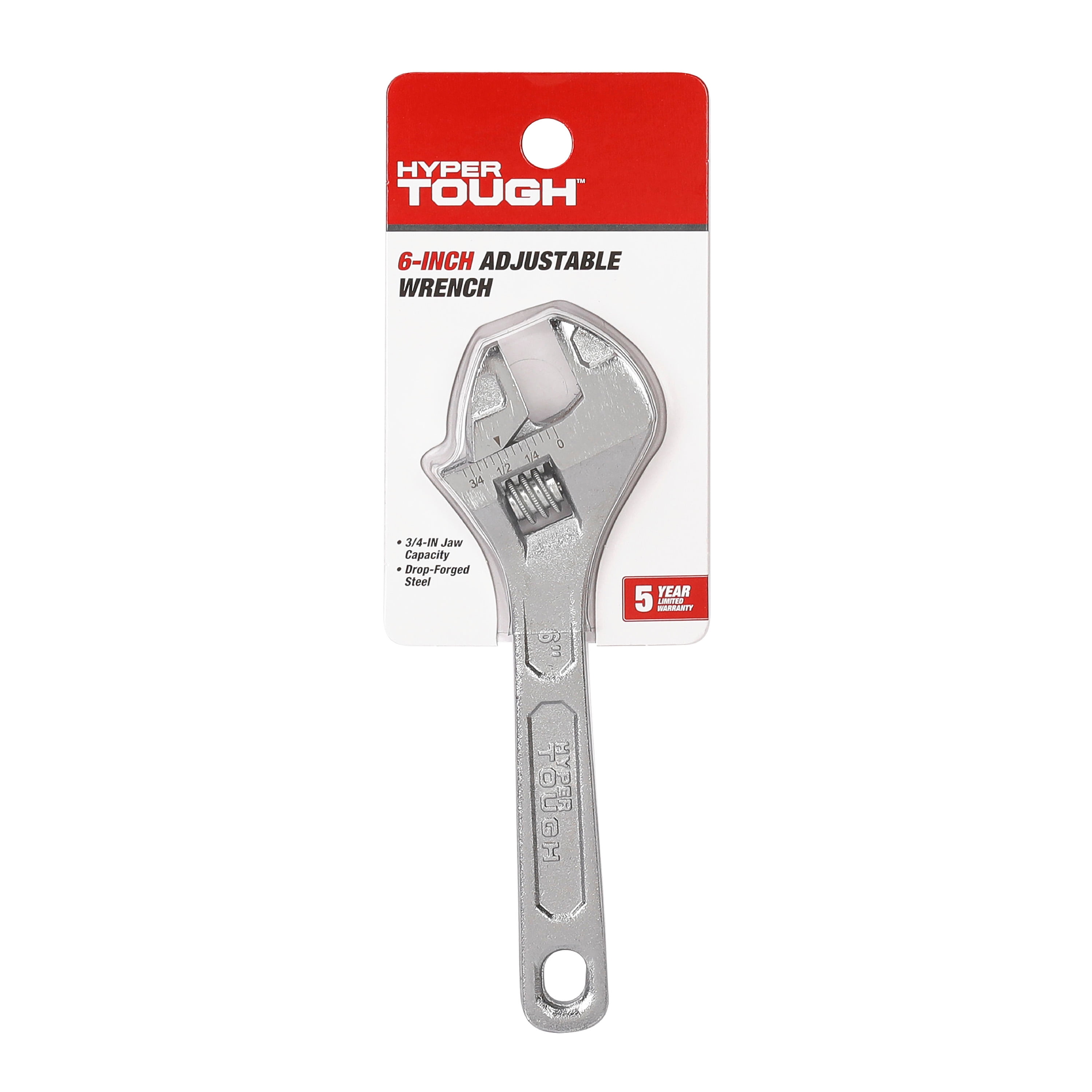 確認₍ᐢ.ˬ.ᐢ₎▷◁.。 Hyper Tough 6-inch Adjustable Wrench Steel Construction