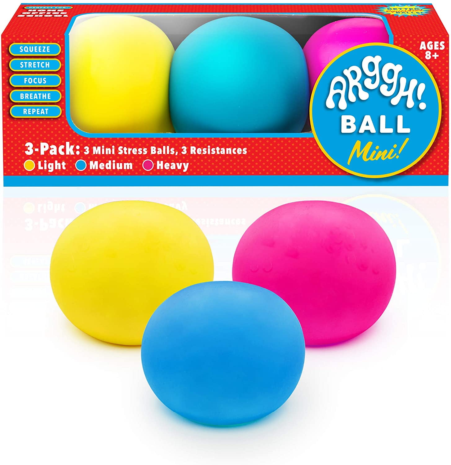Role Playing Dice Rainbow Power Your Fun Arggh Mini Stress Balls for Adults and Kids,Stress