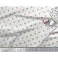 thumbnail image 3 of Soimoi Japan Crepe Satin Fabric Leaves & Rose Floral Printed Fabric 1 Yard 42 Inch Wide, 3 of 3