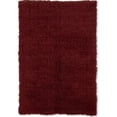 thumbnail image 2 of Linon Rugs Flokati Rectangular Area Rug in Burgundy-3' x 5', 2 of 2