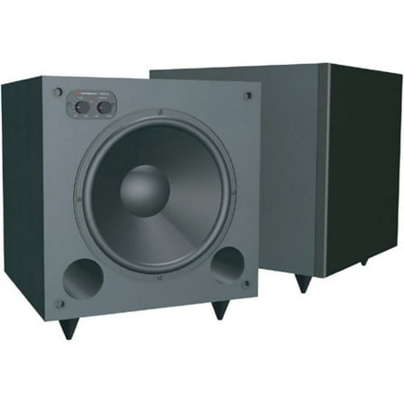 175 Watt Max 12-in Amplified subwoofer w/Twin tuned ports
