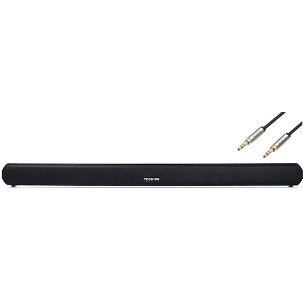 Toshiba 2.0 Channel Bluetooth Home Theater Soundbar System Plus 6ft