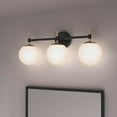 thumbnail image 2 of Millennium Lighting 30303-MB Redondo 3 Light 24" Wide Bathroom Vanity Light - Black, 2 of 7