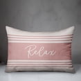 thumbnail image 3 of Creative Products Relax Linen Pink 14 x 20 Indoor / Outdoor Pillow, 3 of 3