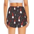 thumbnail image 3 of Picia Cute Christmas Gnomes Pattern Women's 2 in 1 Athletic Running Shorts High Waisted Workout Casual Gym Sweat Shorts with Comfy Liner Zipper Pockets-Small, 3 of 9