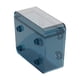 thumbnail image 2 of Caja de almacenamiento organizadora de cables | Dispositivo de bobinado compartimentado transparente portátil para cargar cables, auriculares, unidades USB | Plástico ABS duradero | 8,5x7,5x3,5cm |, 2 of 6