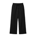 thumbnail image 6 of Zpzdpjkx Womens Wide Leg Sweatpants High Waisted Baggy Joggers Pants Fashion Outfits Teen Girl Drawstring Athletic Trousers, 6 of 8