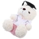 thumbnail image 3 of KAKOWELY Oso de peluche Doctor, oso de graduación, muñeco suave para la temporada de graduaciones, regalo de 2025, recuerdos y accesorios para fotos de graduación, blanco y rosa., 3 of 4