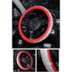 thumbnail image 3 of Funda para volante Funda para volante de piel sintética resistente con diamantes de cristal elegantes, funda para volante de coche antideslizante con brillantes y brillantes, 3 of 7