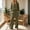 #0169-Army Green, variant on Womens Tops Long Sleeve Lapel Solid Pullover Blouse with Elastic Waist Pocket Pants Set Casual