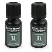 Better Homes & Gardens 100% Pure Essential Oil: Lemongrass, 15mL, 2-Pack