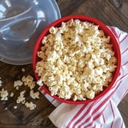 Nordic Ware 14 Cup Plastic Microwave Quick Pop Popcorn Popper, Red, 68402W