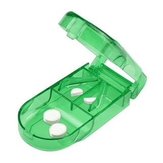 Pill Crusher - 304 Food Grade Stainless Steel Mortar and Pestle Medicine  Grinder Set - Non-Slip Splitter to Easily Crush Medicine Pills Tablets