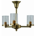 thumbnail image 4 of Meyda Tiffany 140495 Bakersfield 3 Light 20" Wide Pillar Candle Style Chandelier - Brass, 4 of 7