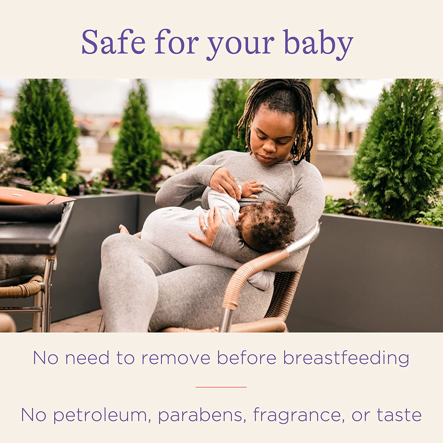 Lansinoh Lanolin Nipple Cream, Safe for Baby and Mom, Breastfeeding Essentials, 2.82 Ounces