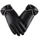 thumbnail image 4 of Guantes de invierno jinwen de cuero pantalla táctil cómodos térmicos, 4 of 6