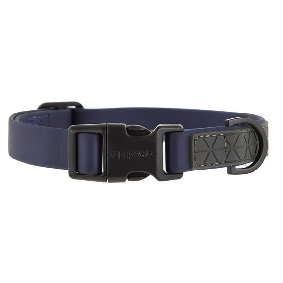 Top Paw® Stink-Free & Waterproof Dog Collar, DARK BLUE, X-LARGE (20" - 28")