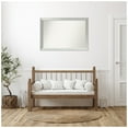 thumbnail image 5 of Amanti Art Custom Framed Wall and Bathroom Mirror (30 x 44 in.), Brushed Sterling Silver Frame, 5 of 7