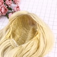 thumbnail image 5 of Perruque Longue Blonde Ondulée Résistante à la Chaleur Cheveux Synthétiques Ondulés Perruques Complètes pour Femmes, 5 of 5