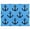 Blue Logo of the Ship, variant on Kids Blanket 60 x 50 Inch Double-Sided Fleece Nap Mat for Travel,Orange Halloween Bats Printed Machine Washable