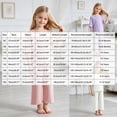 thumbnail image 3 of Bamboo Viscose Toddler Girls Kids Pajama Sets Snug fit Long-Sleeve Softness Sleepwear Pjs Jammies,moisture-wicking 6-12 Months 12-24 Months 2t 3t 4t 5t 6t 7t 8t 9t Children 11-12 Years, 3 of 6
