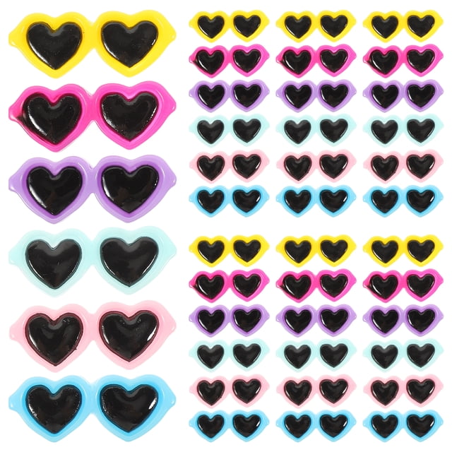 40 Pieces Assorted Color Resin DIY Hair Accessories for Wedding Craft Supplies and Jewelry Making