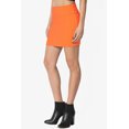 thumbnail image 4 of Jupe Tube Double Couche Taille Haute en Coton Extensible Basique pour Femmes, 4 of 7