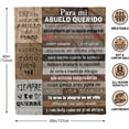 thumbnail image 6 of Abuelo Gifts, Gifts for Abuelo, Grandpa Blanket 50" x 60" in Spanish, Abuelo, Grandpa Gifts, Gifts for Grandpa, Best Grandpa Gifts, Grandpa Birthday Gifts, 6 of 6