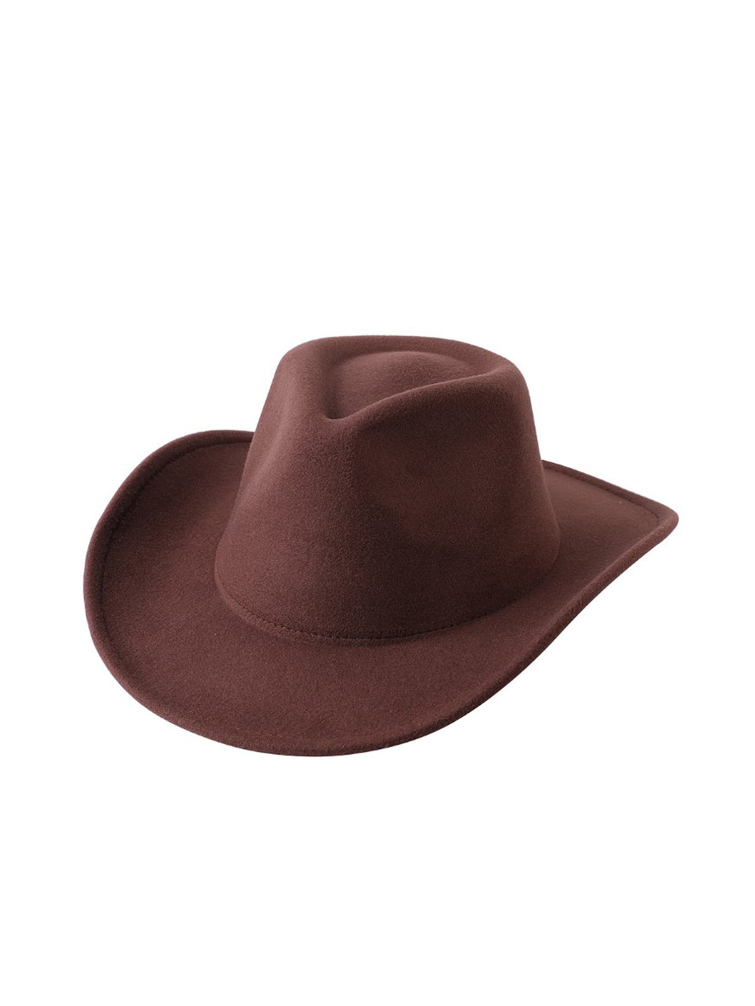 Nituyy Men Women Felt Cowboy Hat 
