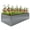 Light Grey, variant on Outsunny Galvanized Raised Garden Bed, 8' x 4' x 2' Planter Box, Green