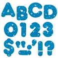 thumbnail image 2 of Trend, TEPT1617, 4" Sparkle Uppercase Ready Letters Set, 1 / Pack, Blue, 2 of 4