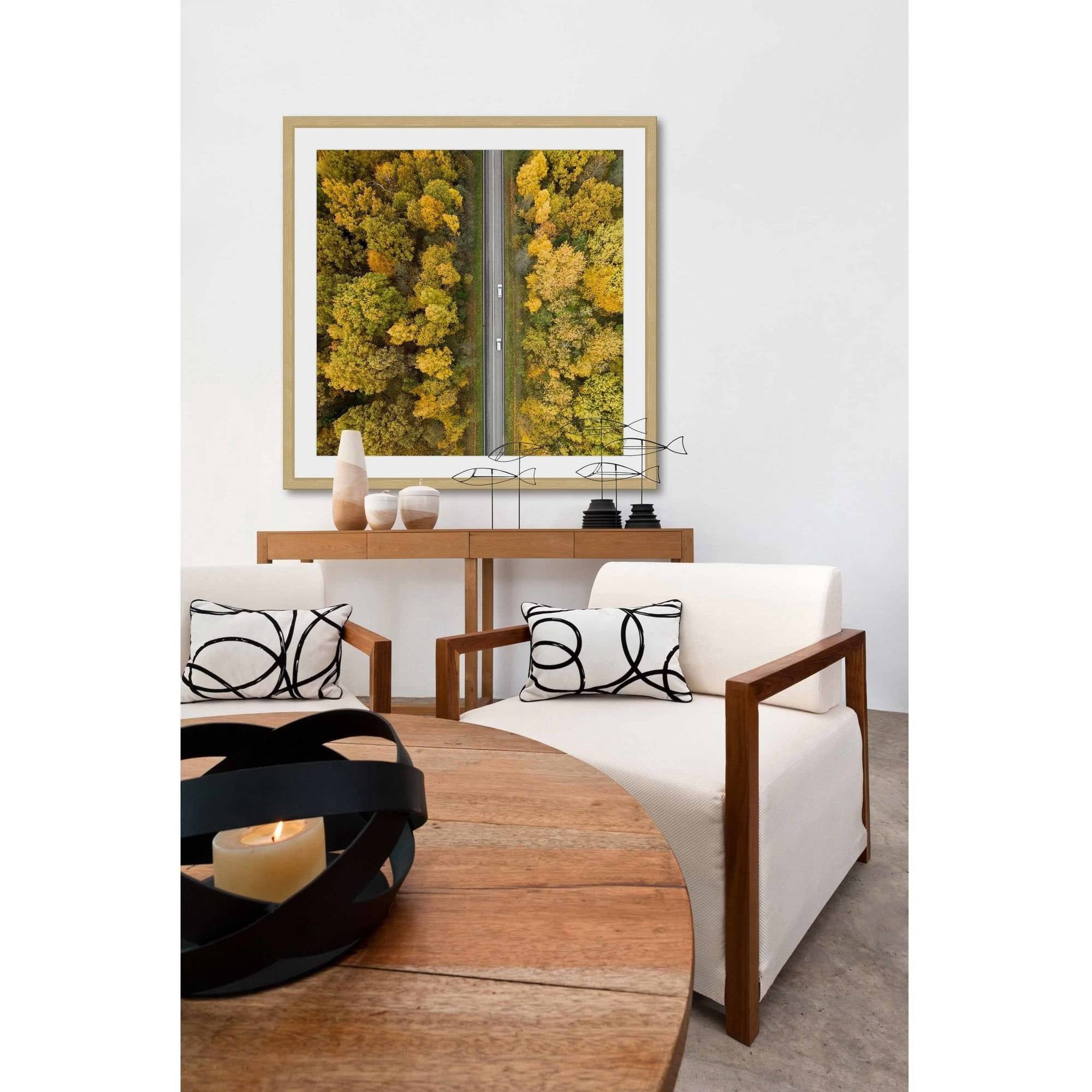 Marmont Hill "Nature Road" by Karolis Janulis Framed Painting Print